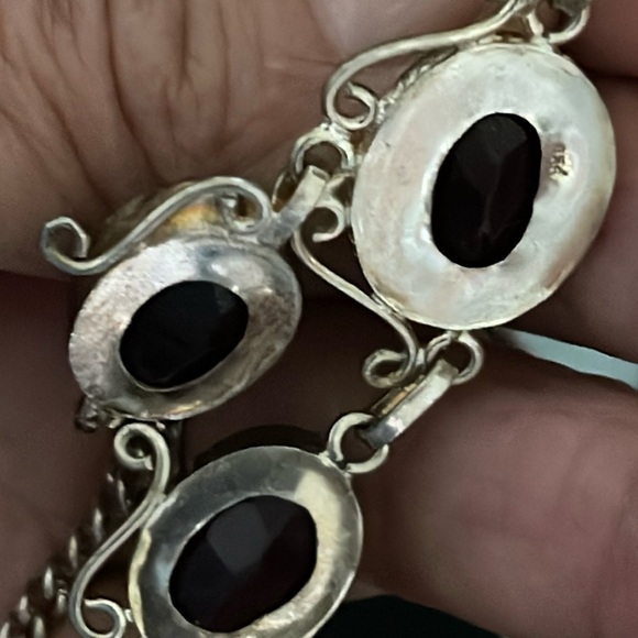 Fashionable Red Garnet Necklace - Picture 8 of 10